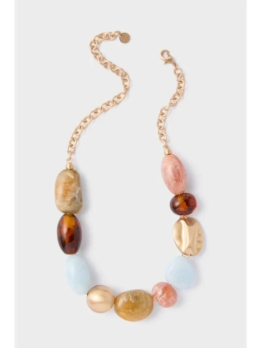 Cult Gaia Mercier Choker Necklace in Saddle Bauble Multi New with Box Womens